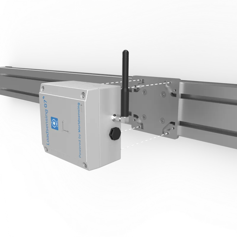 Mounting on a tilt beam using the beam fixation kit