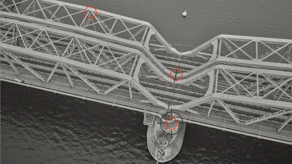 Drone-based bridge inspection with high-resolution imaging